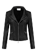 Helena Hart jasje Zipper biker zwart