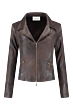 Helena Hart jasje Zipper biker choco