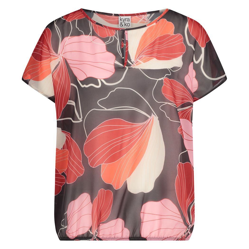 Kyra & Ko blouse print Eva Iron online kopen bij Fier Mode. eva-s21-702 iron