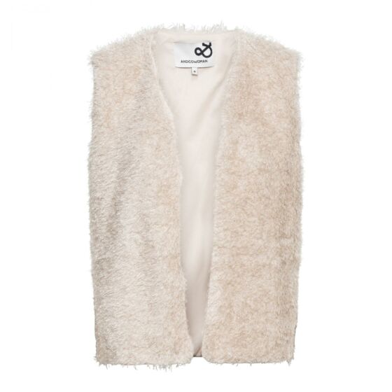 &Co Woman gilet Elaine light sand