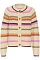 Culture cardigan 50110723 Pinto Kimmy sand/stripes